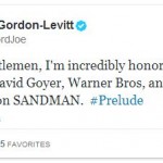 sandman – joseph gordon-levitt’s tweet