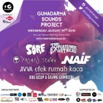 poster gunadarma sounds project 2015