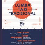 poster lomba tari tradisional kaya gema